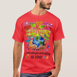 Camiseta Consciência Autista Num Mundo Onde Você Pode Ser Q