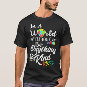 Camiseta Consciência Autista Num Mundo Onde Você Pode Ser Q