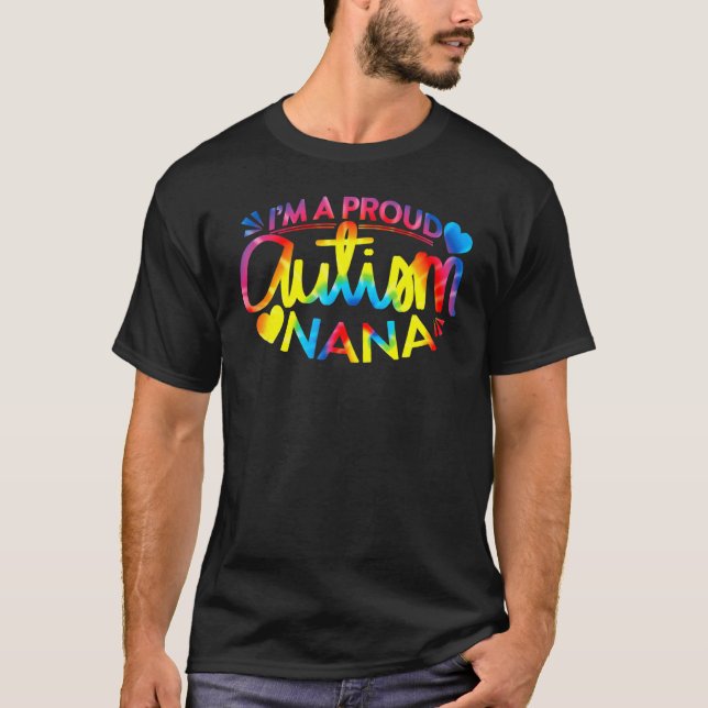 Camiseta Consciência Autista Sou Um Autismo Orgulhoso Nana  (Frente)