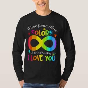 Camiseta Consciência Autista Vejo Suas Verdadeiras Cores E