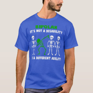 Camiseta Consciência Bipolar Não É Deficiência É Uma Difere