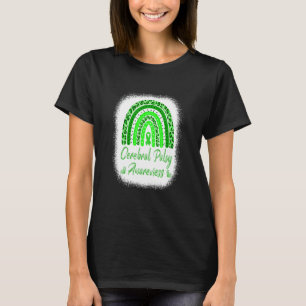 Camiseta Consciência Cerebral Paralela Aberta Rainbow Green