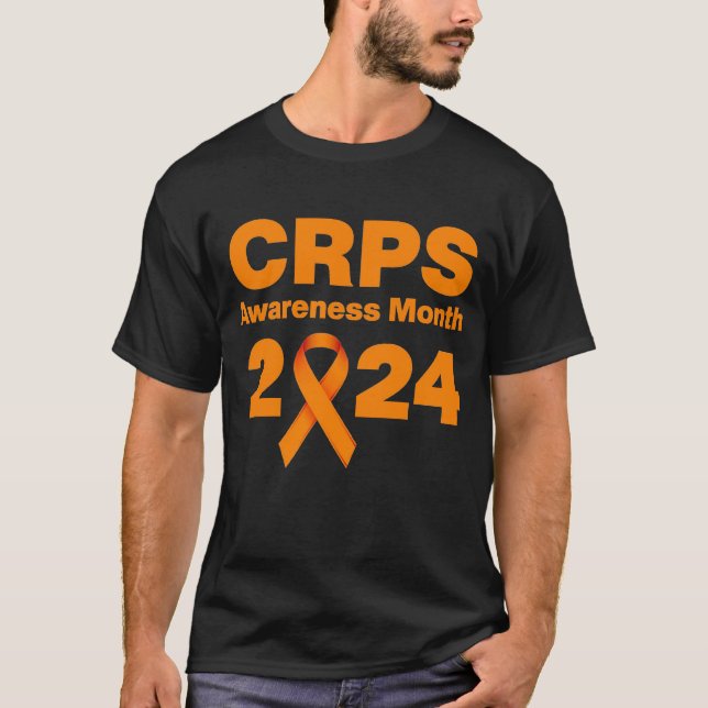 Camiseta Consciência CRPS preta 2024 (Frente)