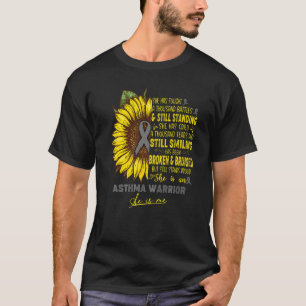 Camiseta Consciência Da Asma Ela É Uma Guerreira Da Asma El