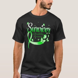Camiseta Consciência da Deficiência de Sobrevivência da Bor