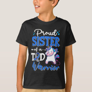 Camiseta Consciência da Diabetes Tipo 1 Irmã Orgulhosa de u
