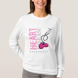 Camiseta Consciência da doença cardíaca