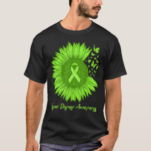 Camiseta Consciência da doença de Lyme Borda Verde de Giras