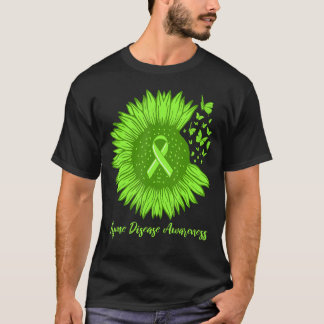 Camiseta Consciência da doença de Lyme Borda Verde de Giras
