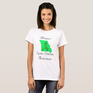 Camiseta Consciência da doença de Lyme do Missouri