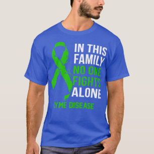 Camiseta Consciência da doença de Lyme Ninguém luta sozinho
