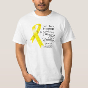 Camiseta Consciência da esperança do apoio da prevenção