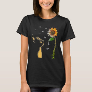 Camiseta Consciência da Esquizofrenia de Girassol Cat