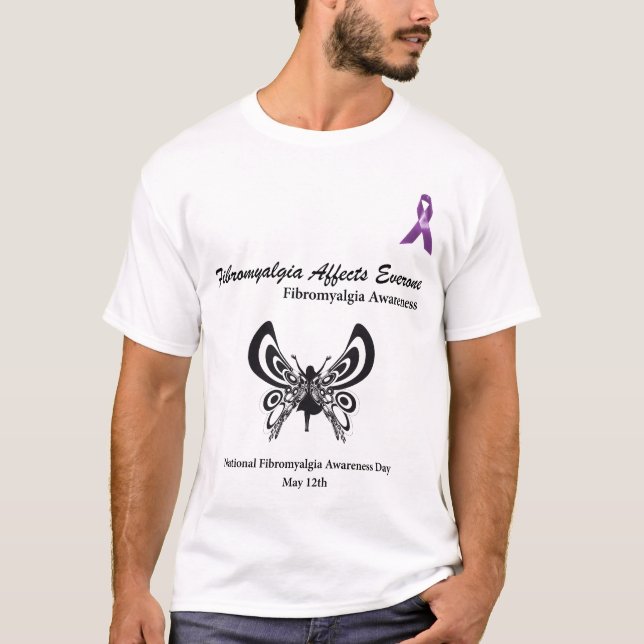Camiseta Consciência da fibromialgia (Frente)