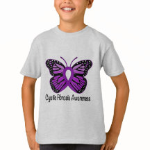 Consciência da fibrose cística com borboleta