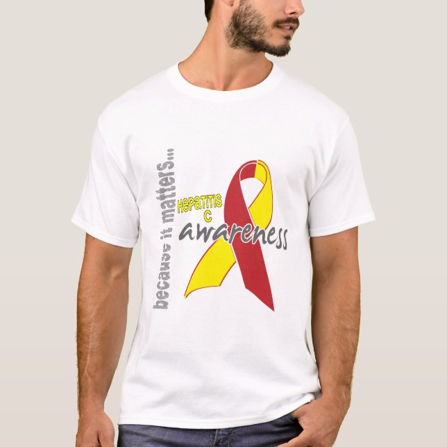 Camiseta Consciência da hepatite C (Frente)