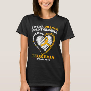Camiseta Consciência da leucemia - Visto Laranja Para Minha