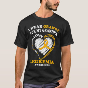 Camiseta Consciência da leucemia - Visto Laranja Para O Meu