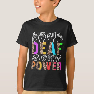 Camiseta Consciência da Língua de Sinais Americana para Sur