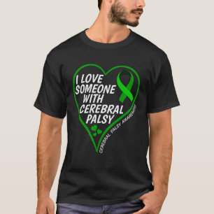 Camiseta Consciência da Paralisia Cerebral Eu Amo Alguém Co