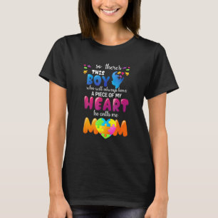 Camiseta Consciência da Paternidade no Autismo Ele Me Chama