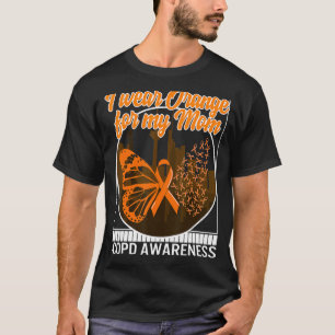 Camiseta Consciência da polícia Visto laranja para minha bo