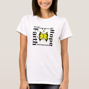 Camiseta Consciência da prevenção do suicídio da espera