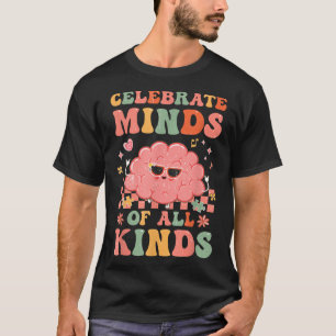 Camiseta Consciência da Saúde Mental Neurodiversidade Mente