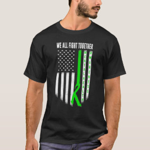 Camiseta Consciência da saúde mental Todos nós lutamos junt
