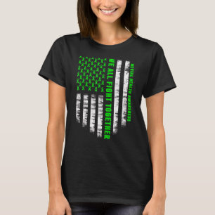 Camiseta Consciência da saúde mental Todos nós lutamos junt