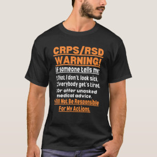 Camiseta Consciência da síndrome da dor regional complexa C