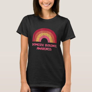 Camiseta Consciência da violência doméstica 70s Consciência