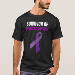 Camiseta Consciência Da Violência Doméstica Para Sobreviven