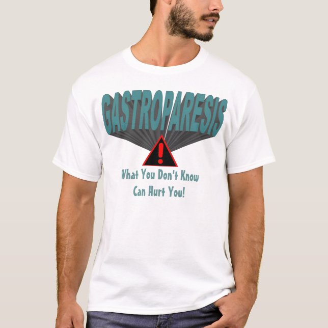 Camiseta Consciência de Gastroparesis (Frente)