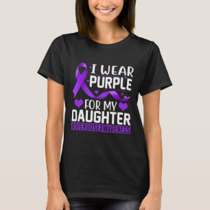 Camiseta Consciência De Sobredosagem Eu Visto Roxo Para Min