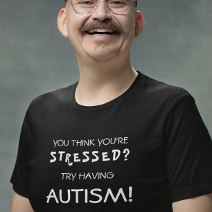 Camiseta Consciência Divertida do Autismo TEA