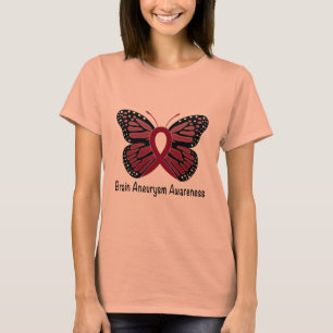 Camiseta Consciência do aneurisma do cérebro