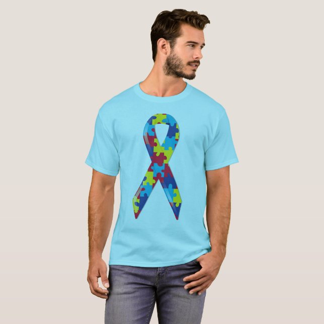 Camiseta Consciência do autismo (Frente Completa)