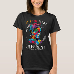 Camiseta Consciência do Autismo Aceitação Frida Está Bem Se