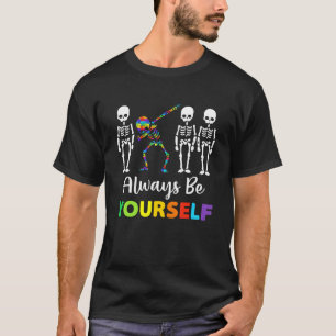 Camiseta Consciência do Autismo Aceitação Sempre Seja Você