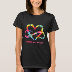 Camiseta Consciência do Autismo Amor Não Precisa de Palavra