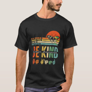 Camiseta Consciência do Autismo Asl Mãe Professora Bondade