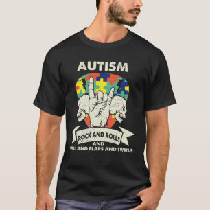Camiseta Consciência do Autismo Balança Gira Gira Flapa Rod