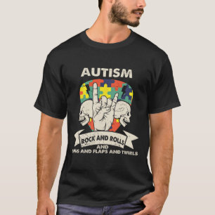 Camiseta Consciência do Autismo Balança Rola Gira Bate Torc