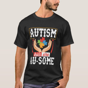 Camiseta Consciência do Autismo Crianças com Autismo São Au