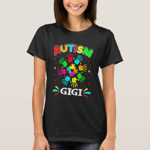 Camiseta Consciência do Autismo da Família de Suporte de Gi
