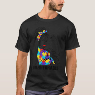 Camiseta Consciência do Autismo da Mãe Mulheres Autismo Mam