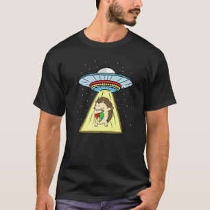 Camiseta Consciência do Autismo de Ouriço Abduzido por OVNI