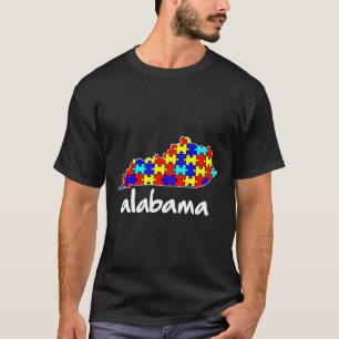 Camiseta Consciência do Autismo do Alabama