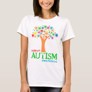 Camiseta Consciência do autismo do apoio